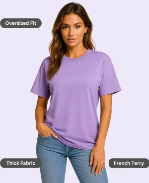 Lavender oversized T-shirt Women