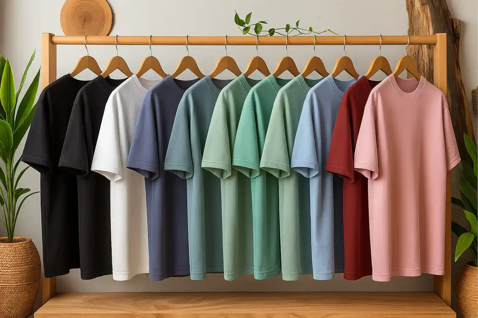 T-shirts Hanging on a hanger