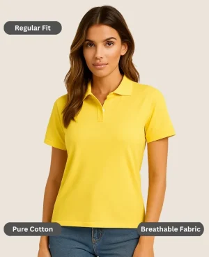 yellow-polo-t-shirt-women