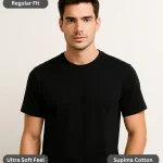 All Color Supima Cotton T-Shirt for Men – Soft, Breathable & Everyday Classic