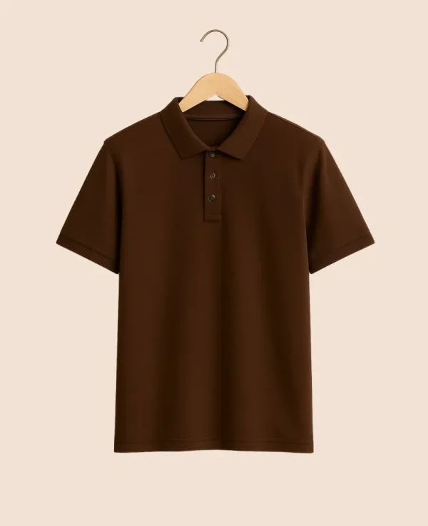 brown-polo-t-shirt-men-hanger
