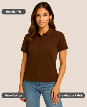 coffee-brown-polo-t-shirt-women