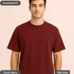 maroon-oversized-t-shirt-men