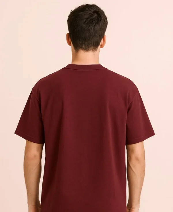 maroon-oversized-t-shirt-men-back
