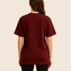 maroon-oversized-t-shirt-women-back