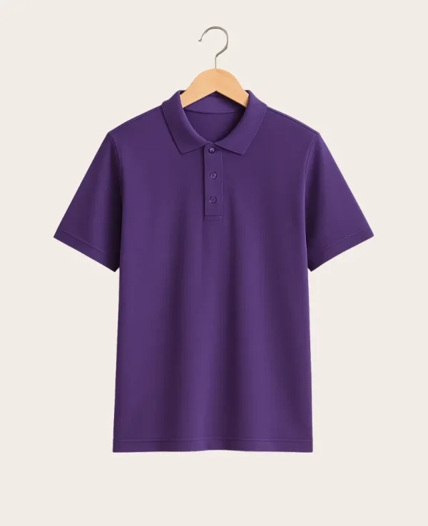 purple-polo-t-shirt-women-hanger