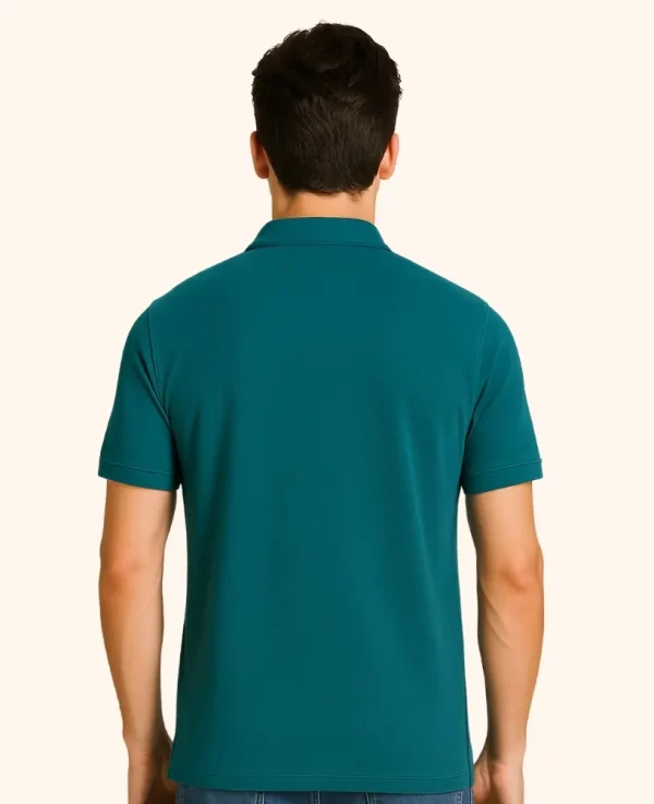 teal-blue-polo-t-shirt-men-back