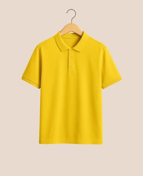 yellow-polo-t-shirt-men-hanger