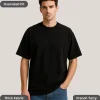 Black Oversized T-shirt Men 260gsm