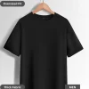 Black Oversized T-shirt Men hanger