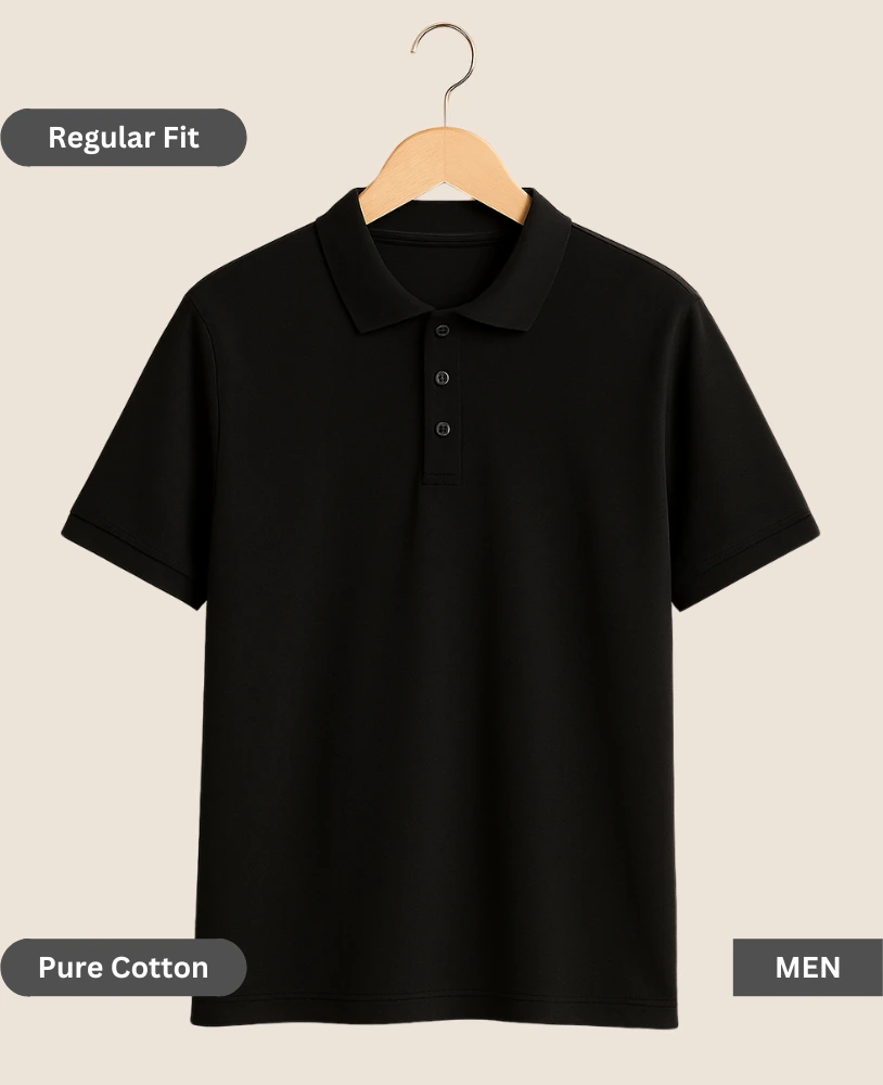All Solid Colors – Polo T-Shirt for Men (Premium Cotton)