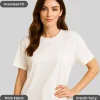 white oversized t-shirt women 260gsm