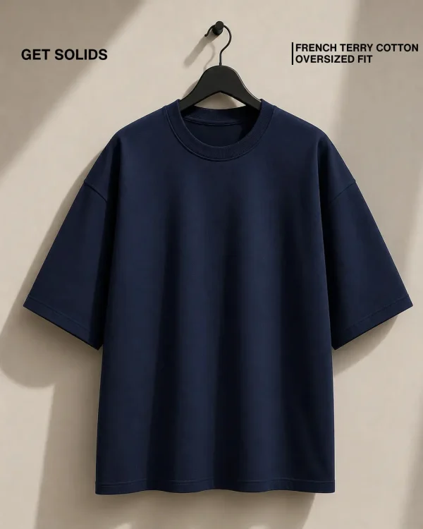 Navy-blue-Oversized-T-shirt
